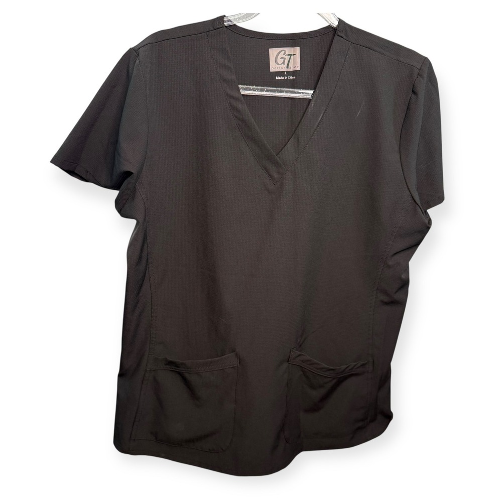 GT Performance Black Scrub Top‎ Size Large
